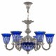 Подвесная люстра Bohemia Ivele 72203P/6/175 Ni P2 U Clear-Blue/H-1I. 
