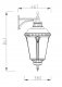 Настенный фонарь уличный Oasis Light 79752L Bl. 