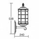 Настенный фонарь уличный Oasis Light 81201 Gb. 