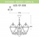 Уличный светильник подвесной Fumagalli Cefa U23.120.S30.VXF1R. 