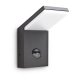 Уличный настенный светодиодный светильник Ideal Lux Style AP Sensor Antracite 3000K. 