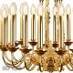 Подвесная люстра iLamp Louvre MD8551-20 GD. 