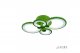 Потолочная люстра iLedex Ring A001/4 Green. 