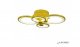 Потолочная люстра iLedex Ring A001/4 Yellow. 