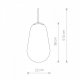 Плафон Nowodvorski Cameleon Pear M 8533. 