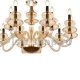 Подвесная люстра iLamp Mercury P9448-10+5 Gold. 