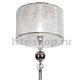 Торшер iLamp Chelsea F2400-1 Nickel. 