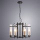 Подвесная люстра Arte Lamp Hugo A1688LM-6BK. 