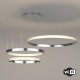 Подвесной светодиодный светильник Eurosvet Smart Posh 90275/3 хром. 