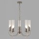 Подвесная люстра Eurosvet Banci 60117/5 никель. 