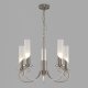 Подвесная люстра Eurosvet Banci 60117/5 никель. 