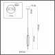 Подвесной светодиодный светильник Odeon Light Spindle 4793/12L. 