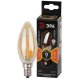 Лампа светодиодная ЭРА E14 9W 2700K золотая F-LED B35-9W-827-E14 gold Б0047034. 