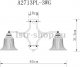Потолочная люстра Arte Lamp Emma A2713PL-3WG. 