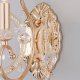 Бра Eurosvet Collana 10096/1 золото/прозрачный хрусталь Strotskis. 