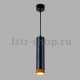 Подвесной светильник Eurosvet Tony 50164/1 LED черный/золото. 