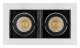 Встраиваемый светильник Arlight CL-KARDAN-S180x102-2x9W Warm (WH-BK, 38 deg). 
