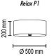 Потолочный светильник TopDecor Relax P1 10 01g. 