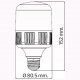 Лампа светодиодная Horoz Electric 001-016-0020 E27 20Вт 6400K HRZ00000004. 