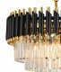 Подвесной светильник Natali Kovaltseva DARIAN DARIAN 76017/10C GOLD BLACK. 