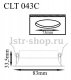 Встраиваемый светильник Crystal Lux CLT 043C WH. 