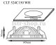 Встраиваемый светодиодный светильник Crystal Lux CLT 524C150 WH. 