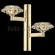 Бра Crystal Lux Rebeca AP2 Gold. 