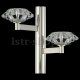 Бра Crystal Lux Rebeca AP2 Nickel. 