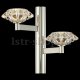 Бра Crystal Lux Rebeca AP2 Nickel. 