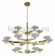 Подвесная люстра Crystal Lux Rebeca SP5+10+5 Gold. 