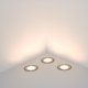 Набор из 6 встраиваемых светильников Arlight Kt-s-6 KT-R-6x0.5W LED Warm White 12V (круг). 