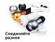Накладной светильник Ambrella Diy Spot 2 C1104 PSL серебро полированное D100*H80mm MR16 GU5.3 LED 3W 4200K. 