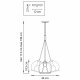 Подвесная люстра Lightstar Sferico 729031. 