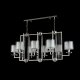 Подвесная люстра Crystal Lux Nicolas SP8 L1000 Nickel/White. 