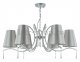Подвесная люстра Crystal Lux Renata SP6 Silver. 