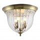 Потолочный светильник Crystal Lux Jugo PL4 Bronze/Transparente. 