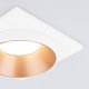 Встраиваемый светильник Elektrostandard 116 MR16 золото/белый 4690389168970. 