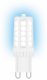 Лампа светодиодная Gauss G9 3,5W 4100К прозрачная 107009205. 