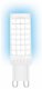 Лампа светодиодная Gauss G9 6,5W 4100К прозрачная 107309206. 