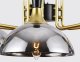 Подвесной светильник Ambrella light Traditional 5 TR9082/5 BK/GD/SM черный/золото/дымчатый E27/5 max 40W D750*750. 