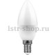 Лампа светодиодная Feron E14 7W 4000K Свеча матвоая LB-97 25476. 