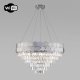 Подвесная люстра Eurosvet Ariana 10124/8 хром/прозрачный хрусталь Strotskis Smart. 