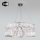 Подвесная люстра Eurosvet Lory 10125/8 хром/прозрачный хрусталь Strotskis Smart. 