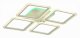 Потолочная светодиодная люстра Evoled Qutro SLE200452-04RGB. 