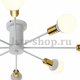 Потолочная люстра Natali Kovaltseva Loft LOFT 75140/8C WHITE GOLD. 