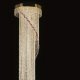 Каскадная люстра Artglass Spiral 400X2300 White CE. 