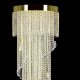 Каскадная люстра Artglass Spiral 500x1800 Balls CE. 