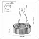 Подвесная люстра Odeon Light Vassa 4987/6. 