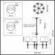 Подвесная люстра Odeon Light London 4894/7. 