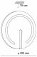 Настенно-потолочный светильник Sonex Button 3041/DL. 